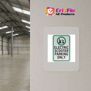 Indicator Electric Scooter Parking Only Sign, Sticker autocolant - Img 3