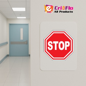 Indicator Eticheta stop pentru podea, Sticker autocolant - Img 4