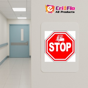 Indicator Eticheta urmariti semnul de podea pentru stivuitoare, Sticker autocolant - Img 4