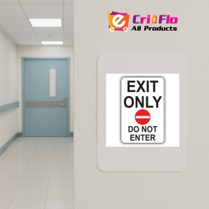 Indicator EXIT ONLY DO NOT ENTER, Sticker autocolant - Img 4