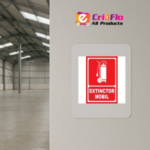 Indicator Extinctor mobil, Sticker autocolant - Img 3