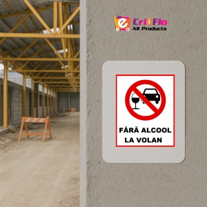 Indicator Fara alcool la volan, Sticker autocolant - Img 5