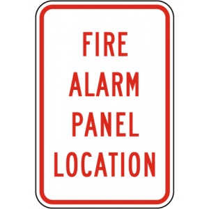 Indicator Fire Alarm Panel Location Sign, Sticker autocolant
