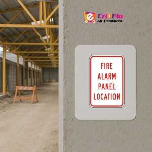 Indicator Fire Alarm Panel Location Sign, Sticker autocolant - Img 5