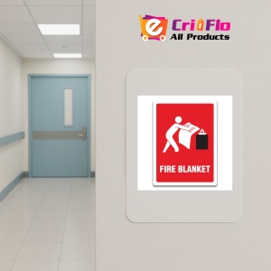 Indicator FIRE BLANKET SIGNS, Sticker autocolant - Img 4