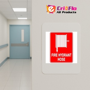 Indicator Fire hydrant hose signs, Sticker autocolant - Img 4