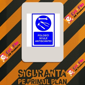 Indicator Folositi scule antiscantei, Sticker autocolant - Img 2
