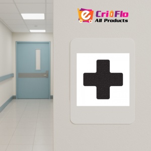 Indicator Forma + negru pentru pardoseala din depozite si hale, Sticker autocolant - Img 4