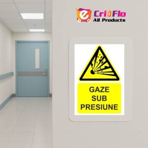Indicator Gaze sub presiune indicator de avertizare, Sticker autocolant - Img 5