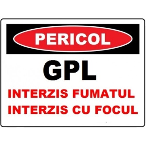 Indicator Gpl, Sticker autocolant - Img 1