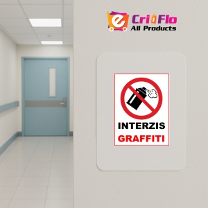 Indicator Graffiti interzis, Sticker autocolant - Img 4