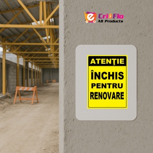 Indicator Inchis pentru renovare, Sticker autocolant - Img 5