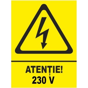 Indicator Indicator 230v, Sticker autocolant