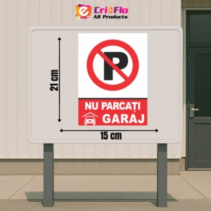 Indicator Indicator nu parcati garaj, Sticker autocolant - Img 2