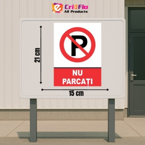 Indicator Indicator nu parcati, Sticker autocolant - Img 2
