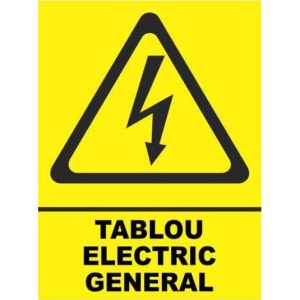 Indicator Indicator tablou electric general, Sticker autocolant