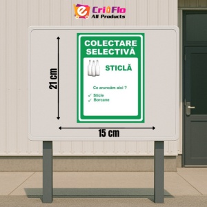 Indicator Info deseuri sticla, Sticker autocolant - Img 2