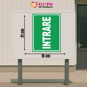 Indicator Intrare, Sticker autocolant - Img 2