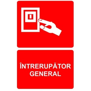 Indicator Intrerupator general indicator PSI autoadeziv sticker autocolantSticker autocolant - Img 1