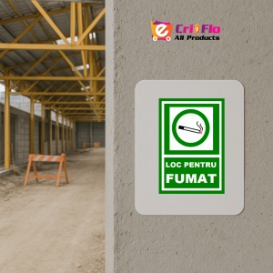 Indicator Loc de fumat v1, Sticker autocolant - Img 5