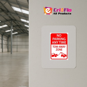 Indicator No Parking Anytime Tow Away Zone Sign, Sticker autocolant - Img 3