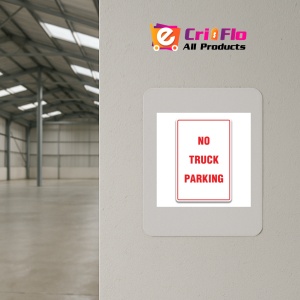 Indicator NO TRUCK PARKING SIGNS, Sticker autocolant - Img 3