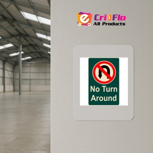 Indicator No turn around, Sticker autocolant - Img 3