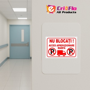 Indicator Nu blocati acces aprovizionare marfa, Sticker autocolant - Img 4