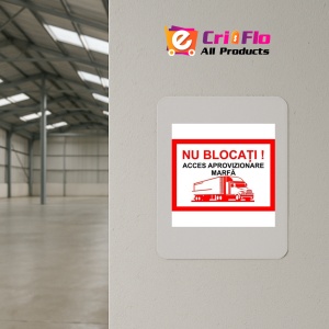 Indicator Nu blocati acces aprovizionare marfa v1, Sticker autocolant - Img 3