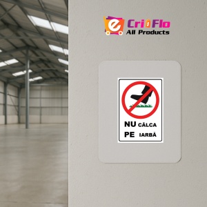 Indicator Nu calca pe iarba, Sticker autocolant - Img 3