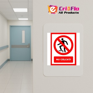 Indicator Nu calcati, Sticker autocolant - Img 4