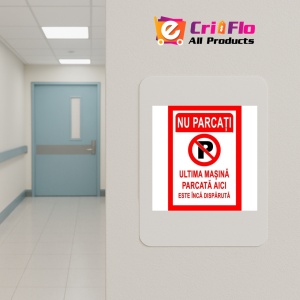 Indicator Nu parcati ultima masina parcata aici este inca disparuta v1, Sticker autocolant - Img 4