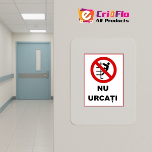 Indicator Nu urcati, Sticker autocolant - Img 4