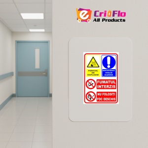 Indicator Panou respectarea masurilor generale de obligativitate, Sticker autocolant - Img 4