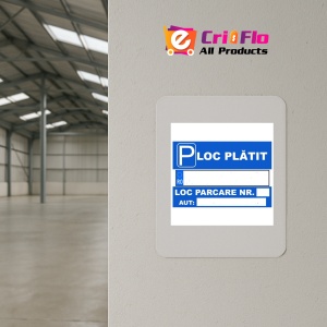 Indicator Parcare cu loc platit, Sticker autocolant - Img 3