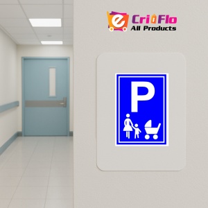 Indicator Parcare mame si copii, Sticker autocolant - Img 4