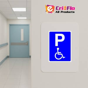 Indicator Parcare Rezervata Persoane cu Handicap, Sticker autocolant - Img 4