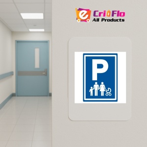 Indicator Parking lot family baby sign, Sticker autocolant - Img 4