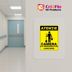 Indicator Pentru camera cu produsele de curatenie, Sticker autocolant - Img 4