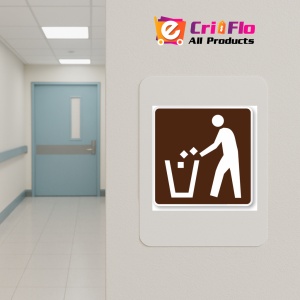 Indicator Pentru camping container de gunoi, Sticker autocolant - Img 4