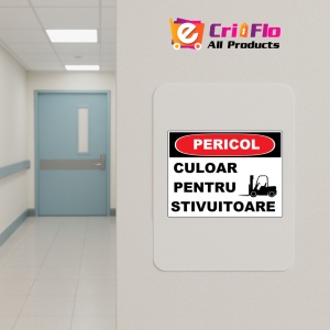 Indicator Pentru culoar stivuitoare, Sticker autocolant - Img 4