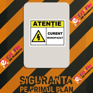 Indicator Pentru curent monofazat, Sticker autocolant - Img 2