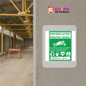 Indicator Pentru defibrilator pentru inima, Sticker autocolant - Img 5