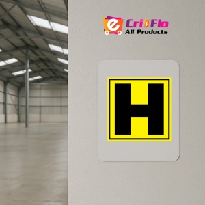 Indicator Pentru depozit litera H randul H si poarta H, Sticker autocolant - Img 3