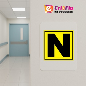 Indicator Pentru depozit litera N randul N si poarta N, Sticker autocolant - Img 4
