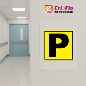 Indicator Pentru depozit litera P randul P si poarta P, Sticker autocolant - Img 4