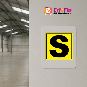 Indicator Pentru depozit litera S randul S si poarta S, Sticker autocolant - Img 3