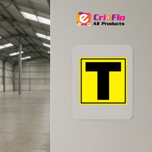 Indicator Pentru depozit litera T randul T si poarta T, Sticker autocolant - Img 3