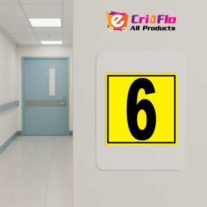 Indicator Pentru depozit numarul 6 randul 6 poarta 6, Sticker autocolant - Img 4