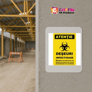 Indicator Pentru deseuri infectioase, Sticker autocolant - Img 5